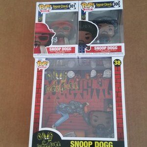 Funko Pop Snoop Dogg Doggystyle  Bundle of 3 #38, #300, #301